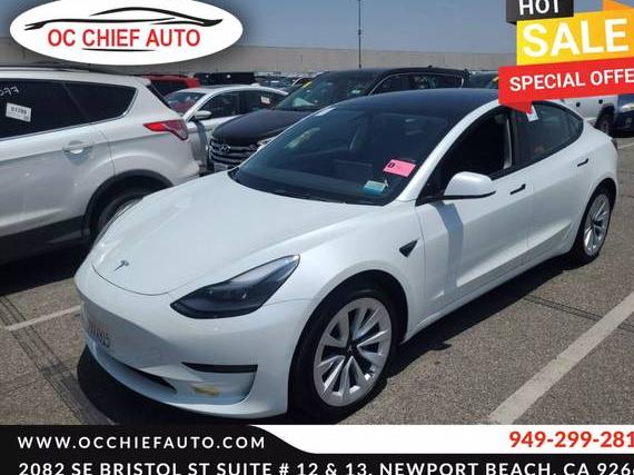 TESLA MODEL 3 2022 5YJ3E1EA4NF296610 image